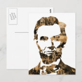 Carte Postale Abraham Lincoln (Devant / Derrière)