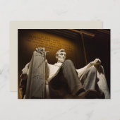 carte postale abraham lincoln (Devant / Derrière)