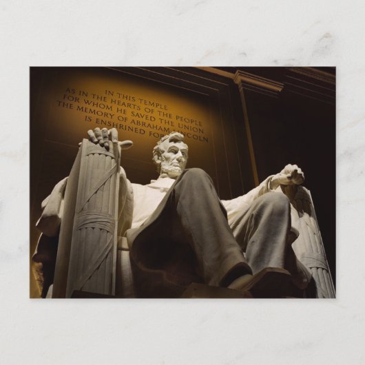 carte postale abraham lincoln (Devant)
