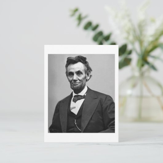 Carte Postale Abraham Lincoln (Debout devant)