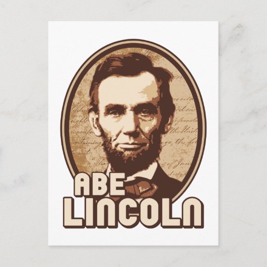 Carte Postale Abraham Lincoln (Devant)