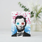 Carte Postale Abraham Lincoln - 3D (Debout devant)