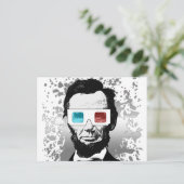 Carte Postale Abraham Lincoln - 3D (2) (Debout devant)