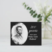 Carte Postale Abraham Lincoln Bicentennial (Debout devant)