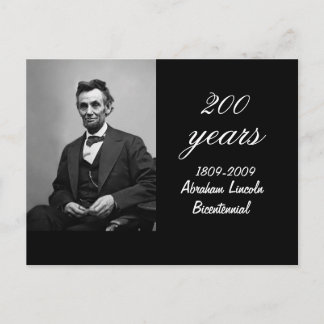 Carte Postale Abraham Lincoln Bicentennial