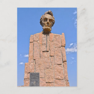 Carte Postale Abraham Lincoln Bust, Wyoming