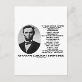 Carte Postale Abraham Lincoln House Divié Ne Peut Pas Tenir Cita (Devant)