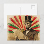 Carte Postale Abraham Lincoln JunetDix (Devant / Derrière)