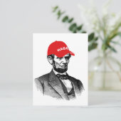 Carte postale Abraham Lincoln MAGA (Debout devant)