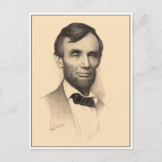 Carte Postale Abraham Lincoln Portrait