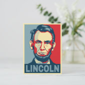 Carte Postale Abraham Lincoln USA Président Hope Style (Debout devant)