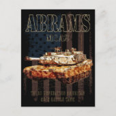 Carte Postale Abrams M1A2 MBT États-Unis (Devant)