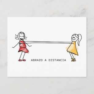 Carte Postale Abrazo a distancia