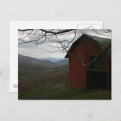 Carte Postale Abri Surmontagne, Le Sentier Appalachien (Devant / Derrière)