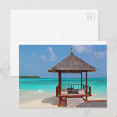 Carte Postale Abri tropical (Devant / Derrière)