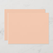 Carte Postale abricot couleur (Devant / Derrière)