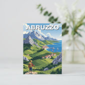 Carte Postale Abruzzo Italy Travel (Debout devant)