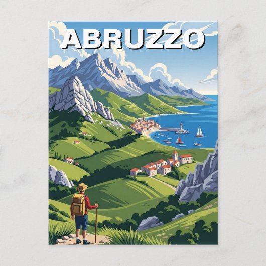 Carte Postale Abruzzo Italy Travel (Devant)