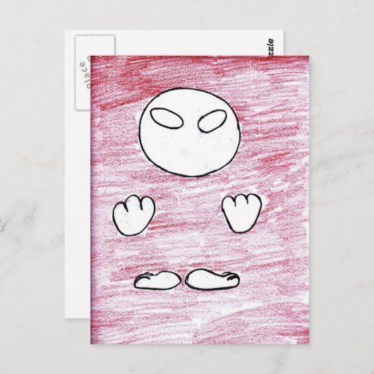 Carte Postale abscencé (Devant / Derrière)