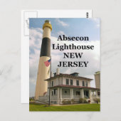 Carte Postale Absecon Lighthouse, New Jersey Postcard (Devant / Derrière)