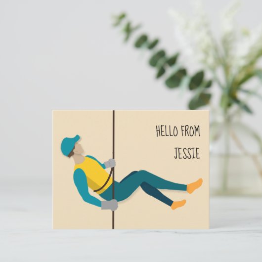 Carte Postale Absence (Debout devant)