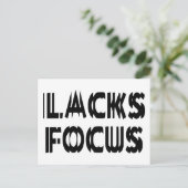 Carte Postale Absence de focus (Debout devant)