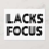 Carte Postale Absence de focus (Devant)