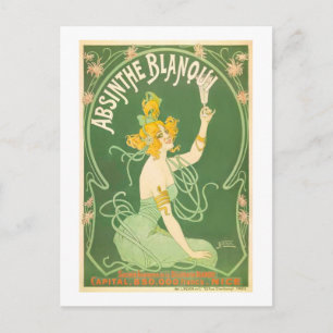 Carte Postale Absinthe Blanqui Nover Art