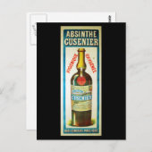 CARTE POSTALE ABSINTHE CUSENIER (Devant / Derrière)