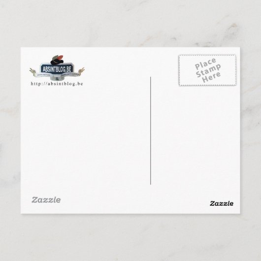 Carte postale Absinthe Deniset (Dos)