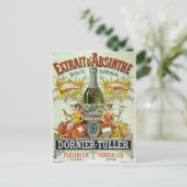 Carte postale Absinthe Dornier-Tuller (Debout devant)