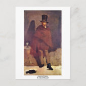 Carte Postale Absinthe Drinker Par Manet Edouard (Devant)