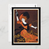 Carte Postale Absinthe Ducros Fils (Devant / Derrière)