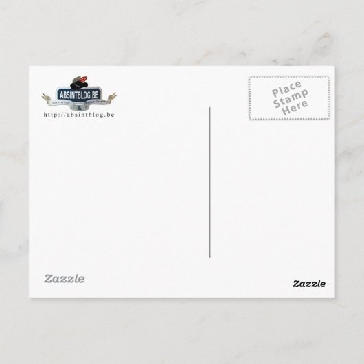 Carte postale Absinthe Duval (Dos)