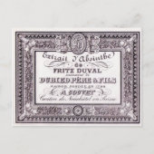 Carte postale Absinthe Duval (Devant)