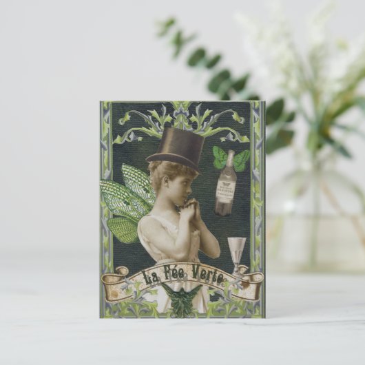 Carte postale Absinthe Fairy (Debout devant)