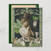 Carte postale Absinthe Fairy (Devant / Derrière)