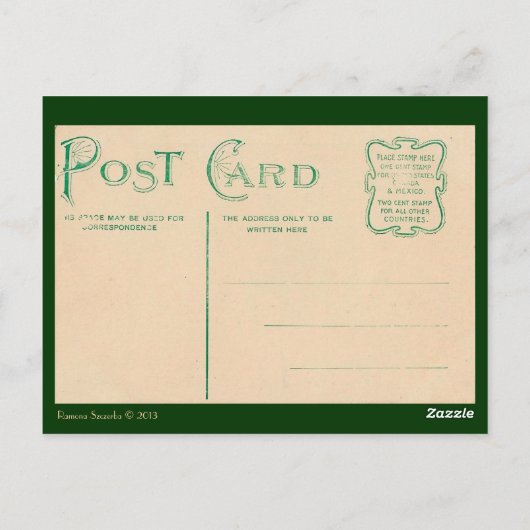 Carte postale Absinthe Fairy (Dos)