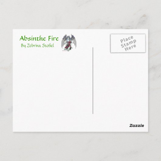 Carte postale Absinthe Fire (Dos)