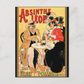 Carte Postale Absinthe Leon (Devant)