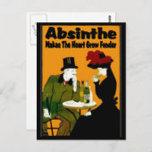 Carte Postale Absinthe MAkes Le Fondeur de croissance cardiaque (Devant / Derrière)