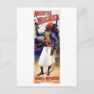 Carte Postale Absinthe Mugnier