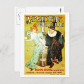 Carte Postale Absinthe parisienne (Devant / Derrière)
