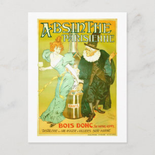 Carte Postale Absinthe Parisienne Gélis-Didot Malteste