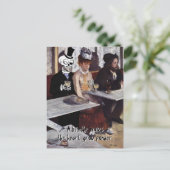 Carte Postale 'Absinthe (Rend le coeur en croissan (Debout devant)