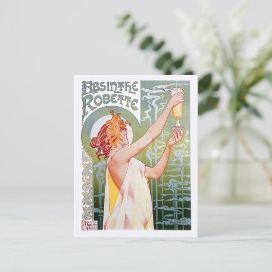Carte Postale Absinthe Robette (Debout devant)