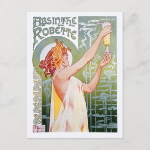 Carte Postale Absinthe Robette