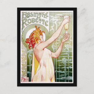Carte Postale Absinthe Robette