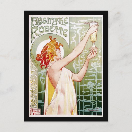 Carte Postale Absinthe Robette (Devant)