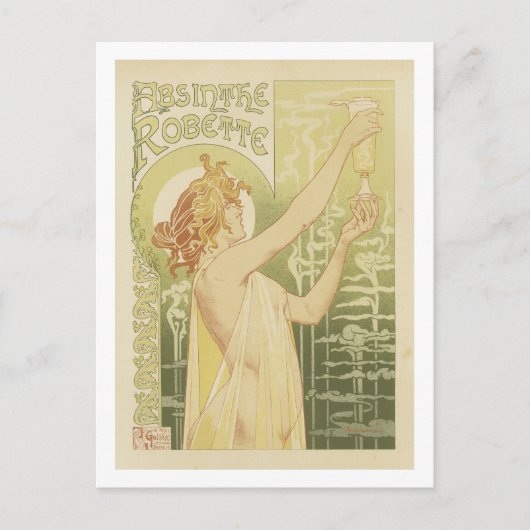 Carte Postale Absinthe Robette (Devant)